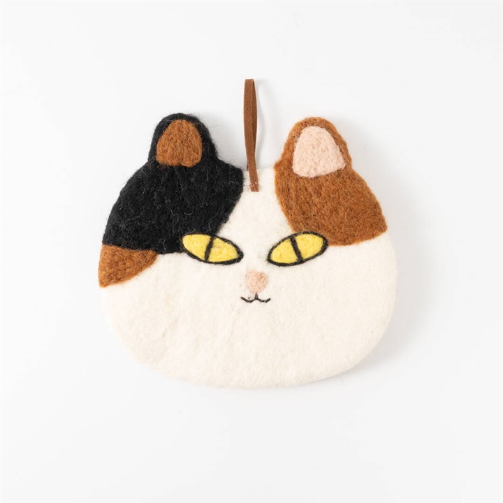 【MERRYMERRY】鍋敷き Felt Cat Pot Mat