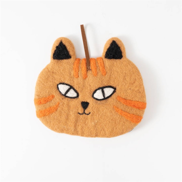 【MERRYMERRY】鍋敷き Felt Cat Pot Mat