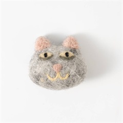 【MERRYMERRY】マグネット Felt Cat Magnet(Gray)