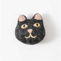 【MERRYMERRY】マグネット Felt Cat Magnet(Charcoal)
