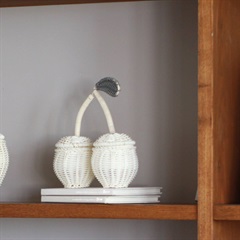 【EIBORIE】フルーツ シェイプバスケット チェリー(チェリー)