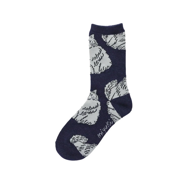 【松尾ミユキ】Wool Blend Socks ウール混 ソックス cat