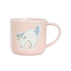 MoiNEKO マグカップ 350ml 美濃焼(PINK)