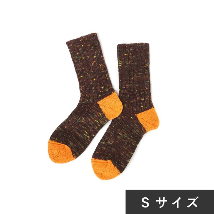【SOUKI】JAZZY ソックス アップサイクルウールコットン Sサイズ 22～24cm