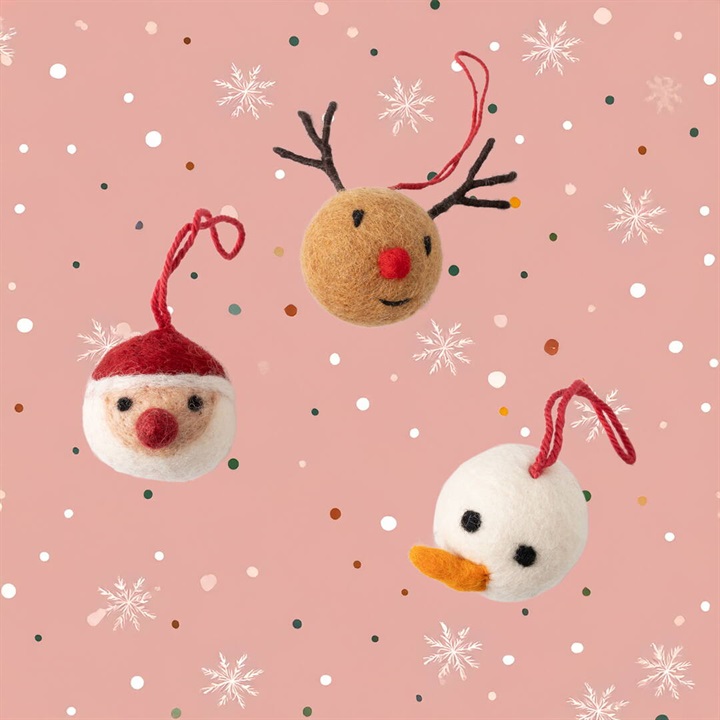【MERRYMERRY】オーナメント FELT BALL ORNAMENT