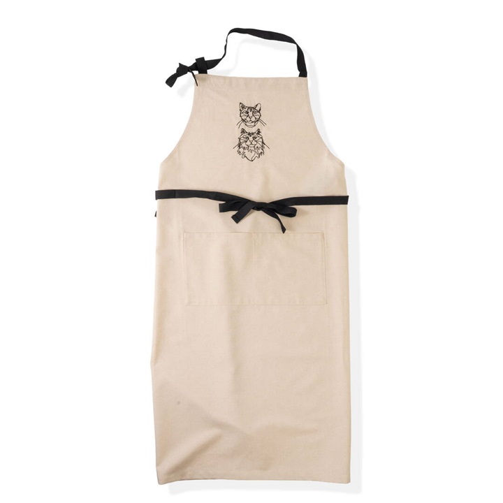 【＋HAyU】刺繍エプロン