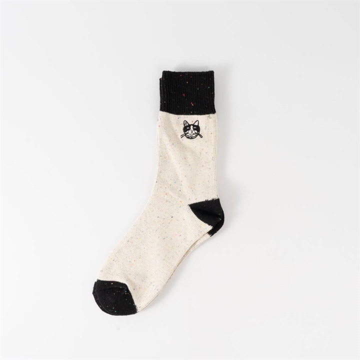 【＋HAyU】アニマル刺繍ソックス