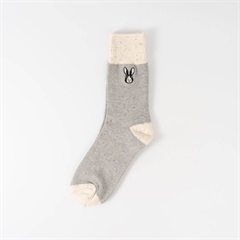 【＋HAyU】アニマル刺繍ソックス(ウサギ)