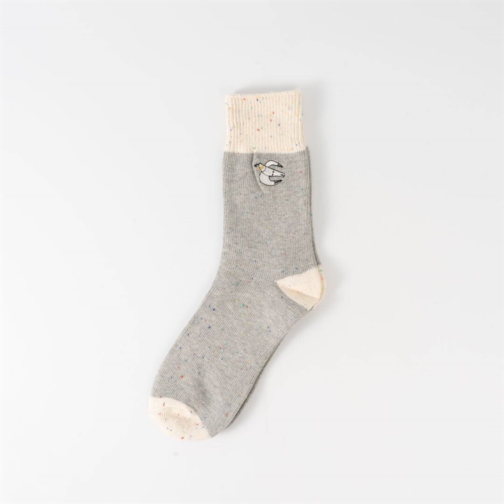 【＋HAyU】アニマル刺繍ソックス