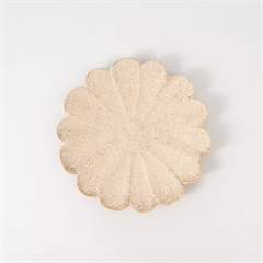 hana花 野花 プレート 16cm 美濃焼(アンティークホワイト)