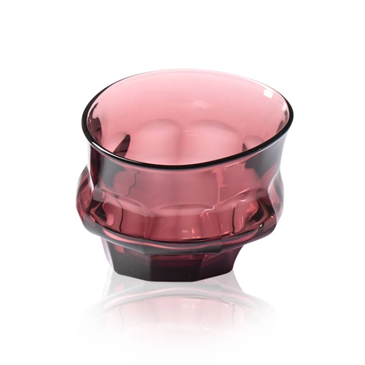 【ENSEMBLE】「アートなグラスで特別な一杯を」 TIPSY 変形グラス 2個セット