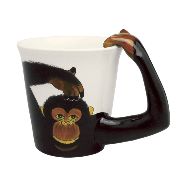 【MEELARP CERAMIC】「にゅっとはみ出る3Dマグ」 ANIMAL MUG マグカップ