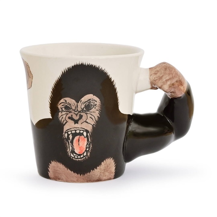 【MEELARP CERAMIC】「にゅっとはみ出る3Dマグ」 ANIMAL MUG マグカップ