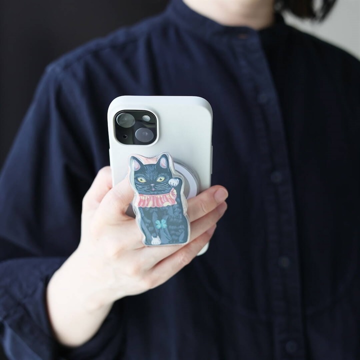 【Nathalie Lete】Phone grip Lucky cat スマホグリップ