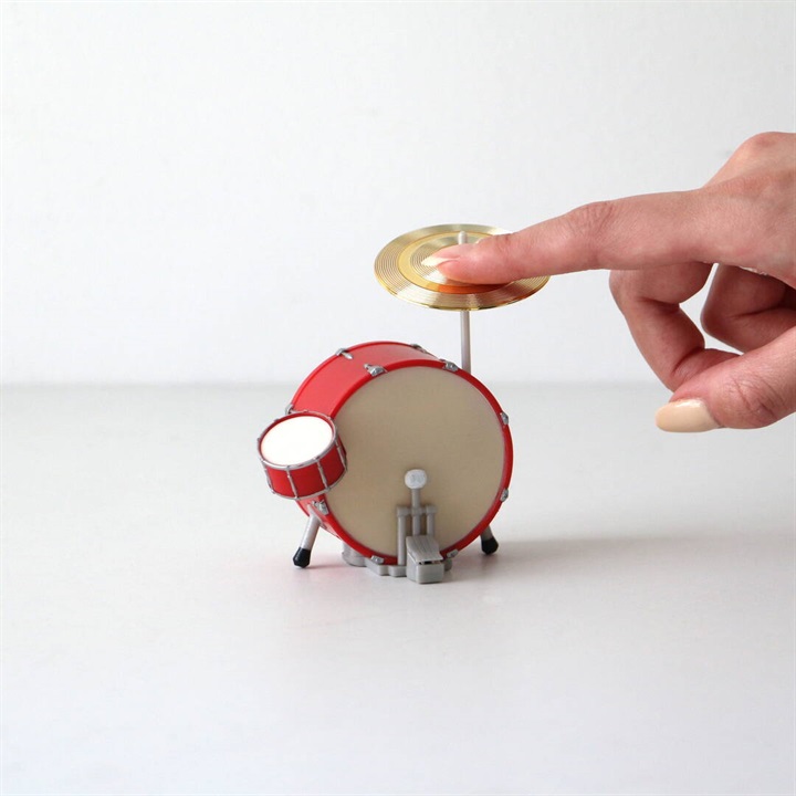 Hachette】TOY＆BOOKオブジェ Drum Kit｜てんとてん｜インテリア雑貨