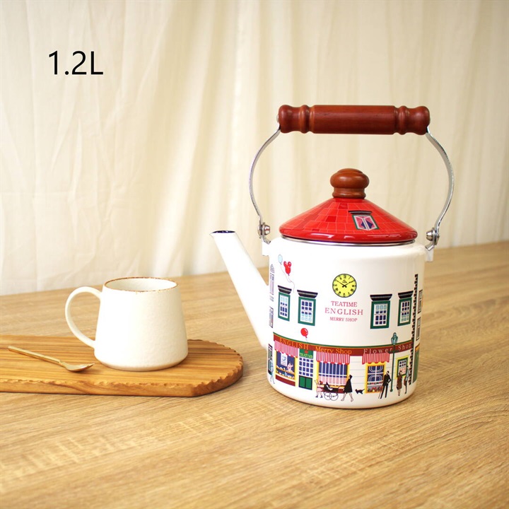 Merry ホーローケトル1.2L｜てんとてん｜インテリア雑貨・食器