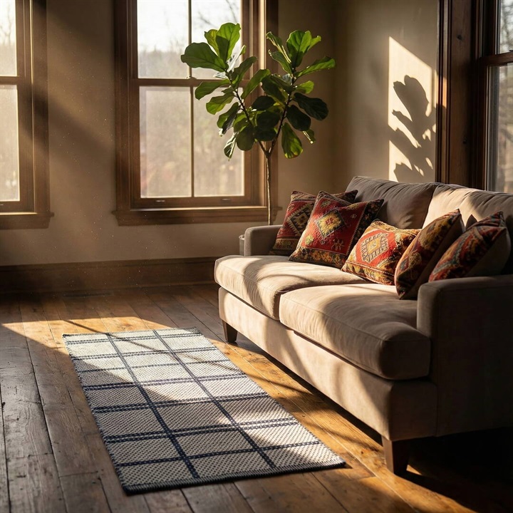 てんとてんオリジナル ロングマット 45×120cm Ocean BLUE