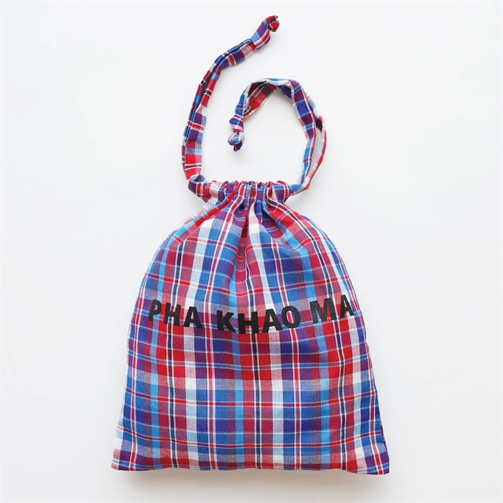 【yao】PHA KHAO MA Drawstring bag 巾着バッグ