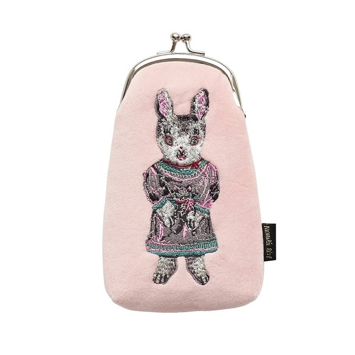 【Nathalie Lete】Long Purse がま口ポーチ 縦長