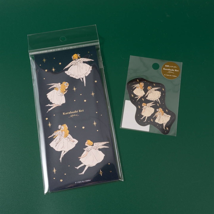 ＜セット商品＞【Kurahashi Rei】天使シリーズ 一筆箋＋ステッカー