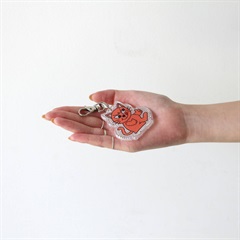 【MIDORI KOMATSU plays with DETAIL INC.】CHEEKY CAT REFLECTOR(Orange)