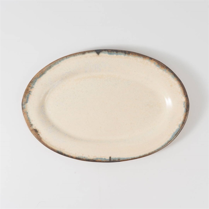 【松尾亮佑】オーバルプレート Ooze Melt 27cm