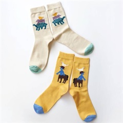 【KIVISDOU】かさねがさねクルーソックス2P(S)