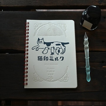 【星羊社】猫印ミルク 大福帳リングノート B6サイズ