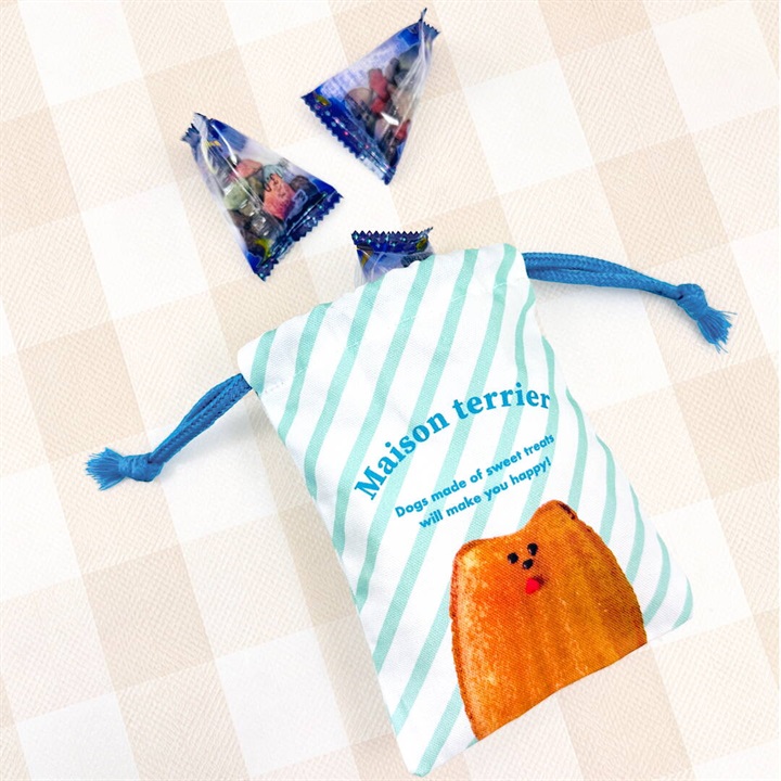 巾着入り 小石チョコ ギフト