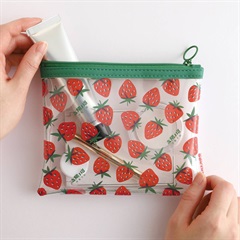 【太陽ノ塔洋菓子店】PVCポーチ(イチゴ)