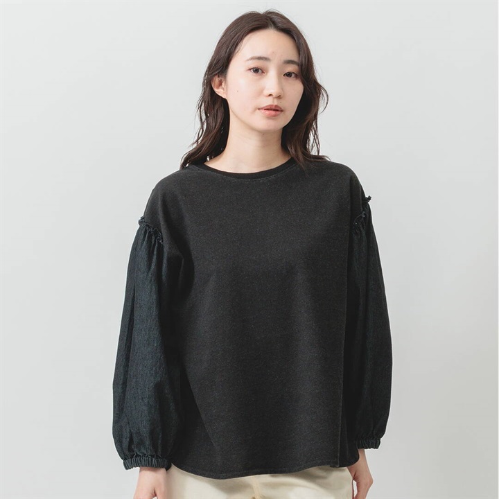 【M.M.O】インディゴ裏毛 長袖スウェット