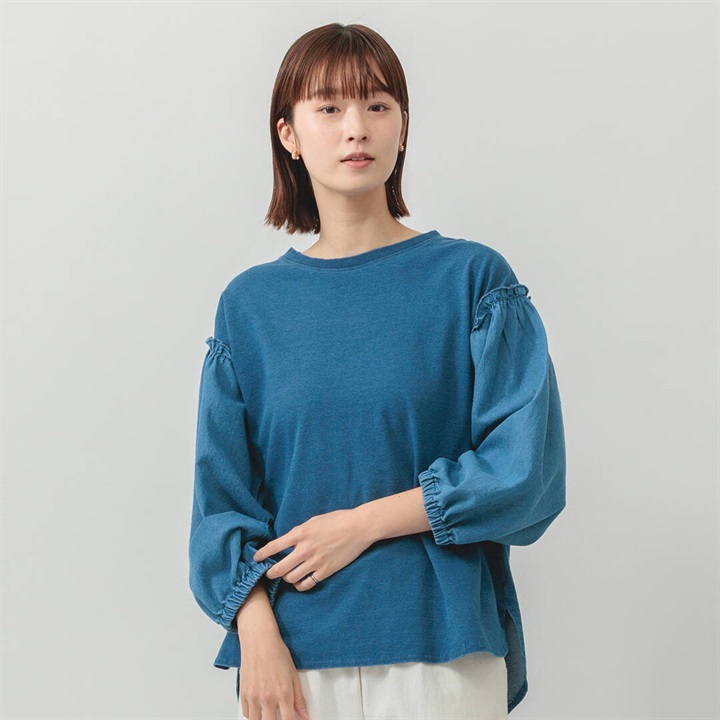 【M.M.O】インディゴ裏毛 長袖スウェット