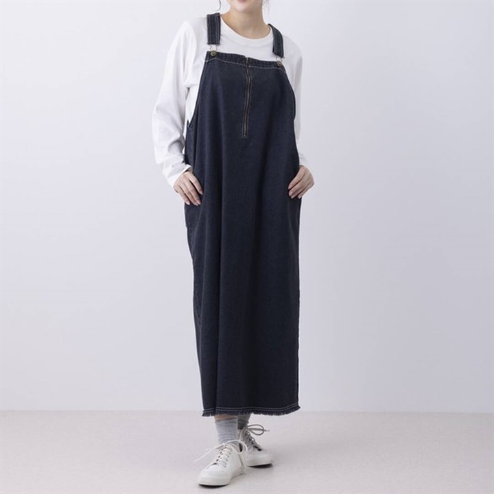 【PAGE ONE】デニムジャンスカワンピース(07 BLACK)