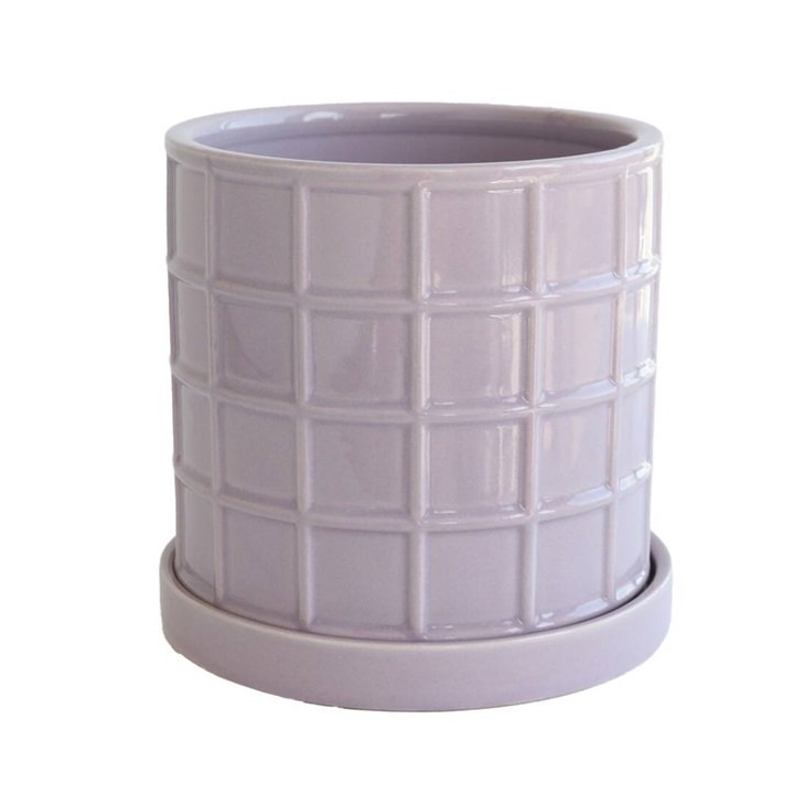 【neulo】タイル グリーンポット L