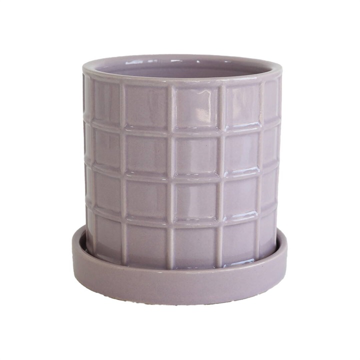 【neulo】タイル グリーンポット S