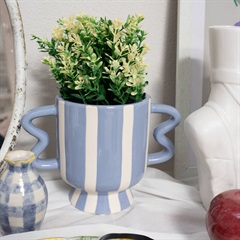 【neulo】ウェーブル ポットカバー(ブルー)