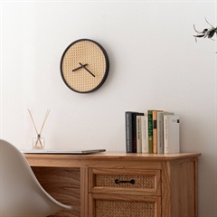 ラタンウォールクロック(BK)