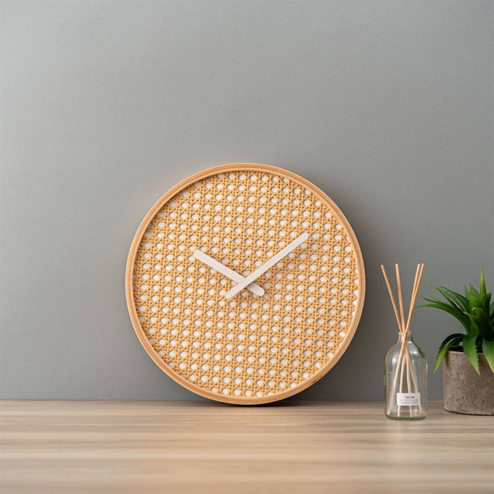 ラタンウォールクロック