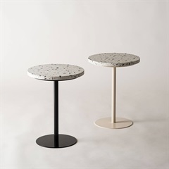 スタイリッシュ テラゾーサイドテーブル