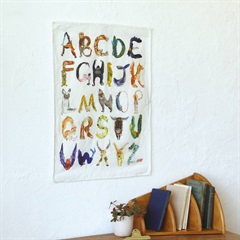 【アトリエKOTETSU】キッチンタオル(アルファベット)