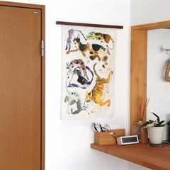 【アトリエKOTETSU】キッチンタオル(ネコ)