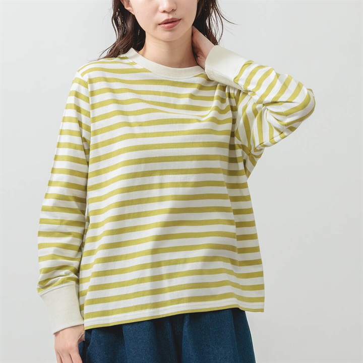 【M.M.O】ベーシック 長袖ボーダーTシャツ