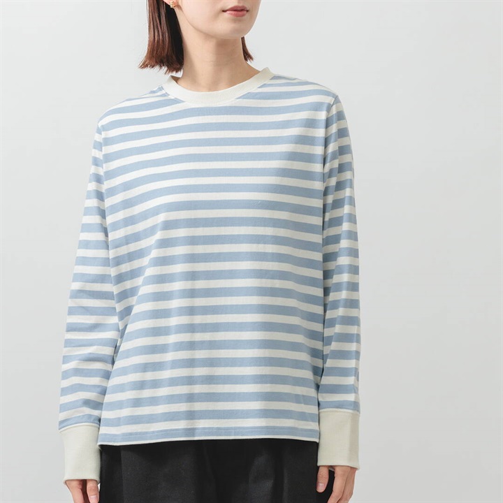 【M.M.O】ベーシック 長袖ボーダーTシャツ