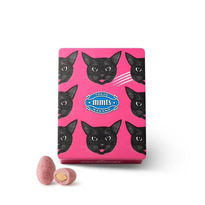 【DADACA】CACAOCAT Petite缶mmts アーモンド&ラズベリー