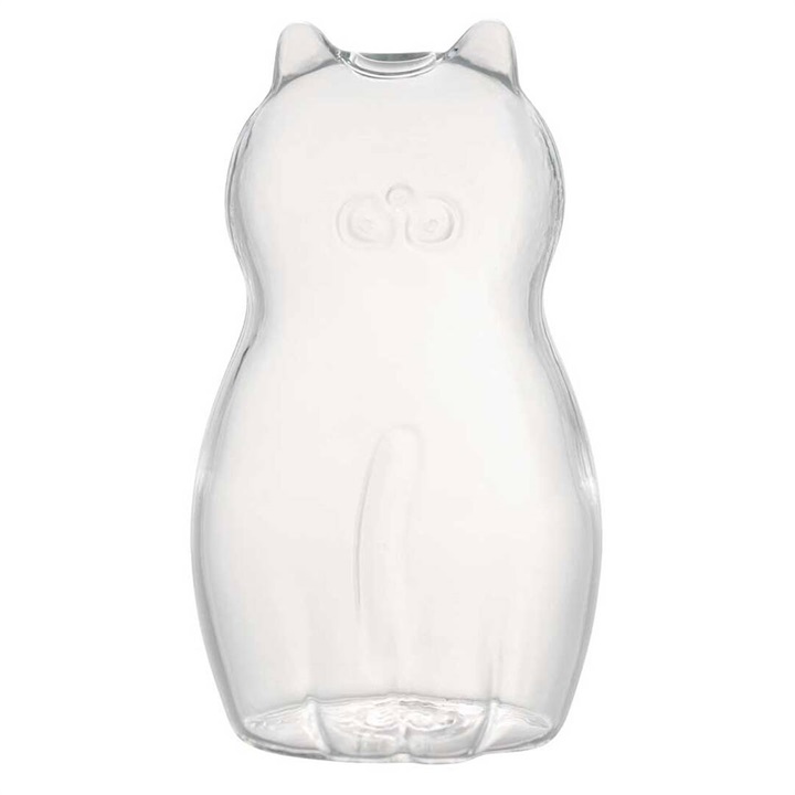 ガラスキャット一輪挿し(Clear)