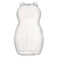 ガラスキャット一輪挿し(Clear)