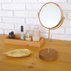 Sitoa Brass Mirror ウッドスタンドミラー