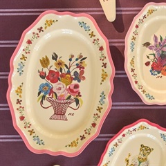 【rice】Nathalie Lete メラミン サービングディッシュプレート L 36.5cm