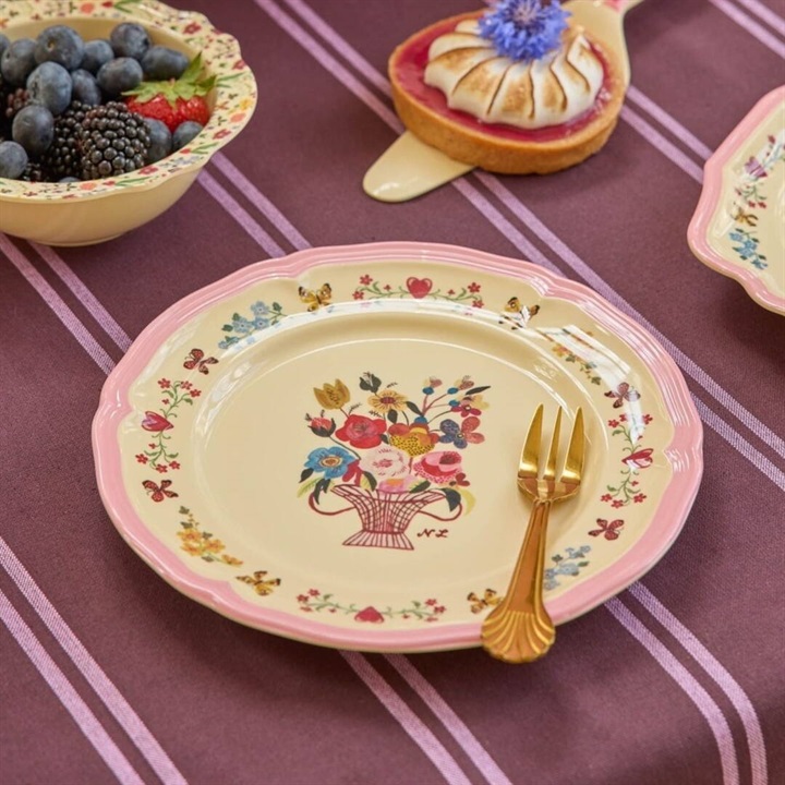 【rice】Nathalie Lete メラミン サイドプレート 20.5cm