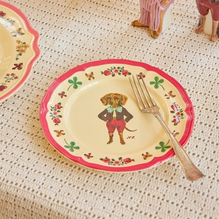 【rice】Nathalie Lete メラミン サイドプレート 20.5cm